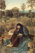 Geertgen Tot Sint Jans St.john the Baptist in the Wilderness oil on canvas